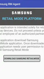 Samsung Retail Mode capture 1