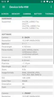 Device Info HW capture 7