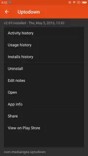 App Usage capture 2