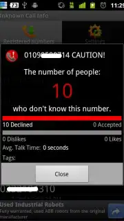 Unknown Call Info. capture 5