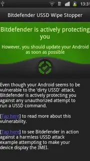 Bitdefender USSD Wipe Stopper capture 1