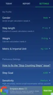 Pedometer Step Counter capture 5