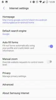 Samsung Internet Beta capture 5