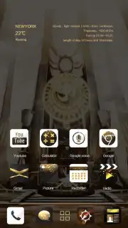 Gold Rush GOLauncher EX Theme capture 4