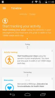 Withings Health Mate capture 4