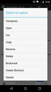 AndroRar Zip and Rar capture 5