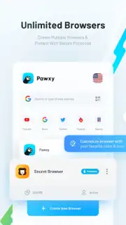 Pawxy: Private VPN Browser capture 8