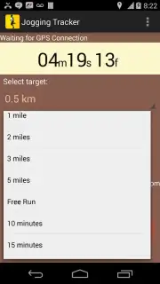 Jogging Tracker capture 4