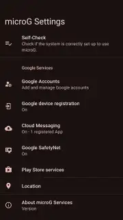 microG Services (GmsCore) capture 8
