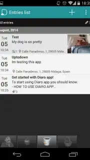 Diaro capture 4
