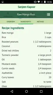 Sanjeev Kapoor’s Recipes capture 6