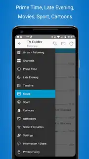 TV Listings Guide UK Cisana TV capture 1