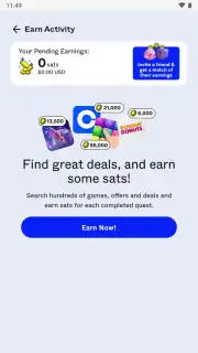 ZBD: Earn Bitcoin Rewards capture 8