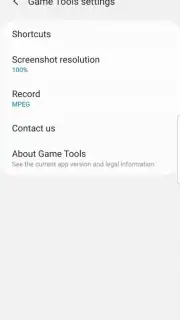 Samsung Game Tools capture 2