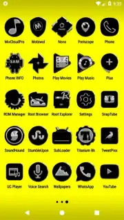 Black Icon Pack Free capture 5