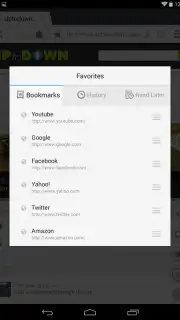 Du Browser for Tablet capture 4