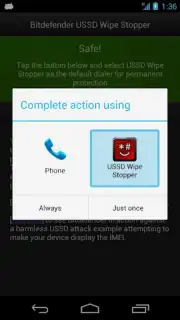 Bitdefender USSD Wipe Stopper capture 4