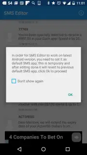 SMS Editor capture 3
