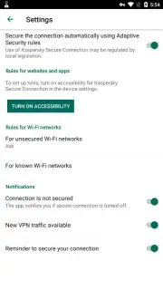 Kaspersky Fast Secure VPN capture 5