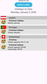Holidays on Date capture 2