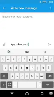 Teclado Xperia capture 7