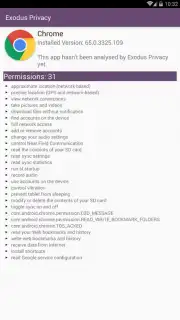 Exodus Privacy capture 7