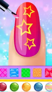 Nail Salon Game Girls Nail art capture 7