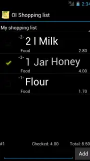 OI Shopping list capture 4