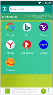 Google Search Alternatives capture 1