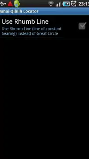 Bahai Qiblih Locator capture 1
