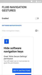 Fluid Navigation Gestures capture 2