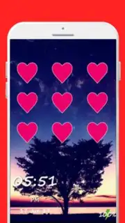 Love Pattern Lock Screen capture 1
