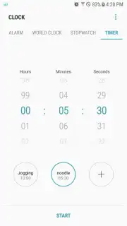 Samsung Clock capture 5