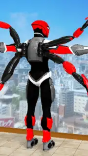 Black Spider Rope Superhero capture 11