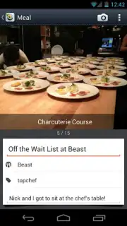 Evernote Food capture 2