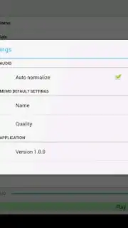 Audio Memos capture 1