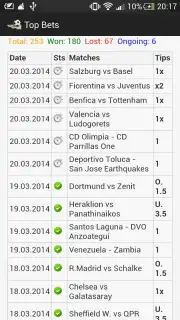 Top Bets capture 3