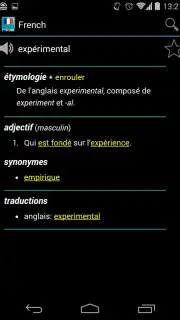 French Dictionary - Offline capture 3