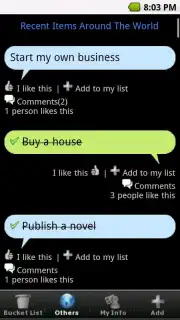 Bucket List capture 1