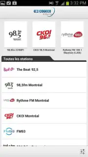 Cogeco Radio capture 3