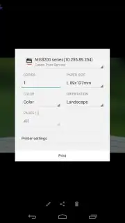Canon Print Service capture 2
