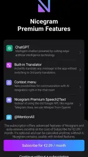 Nicegram: Web3 for Telegram X capture 14