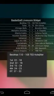 Basketball Livescore Widget capture 18