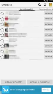 Unfollowers for Instagram capture 2