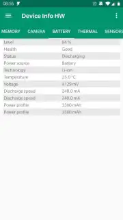 Device Info HW capture 8