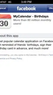 MyCalendar Mobile capture 1