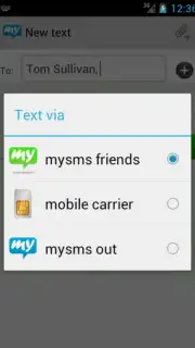 mysms - SMS anywhere capture 5