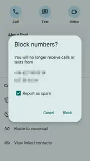 Google Contacts capture 3