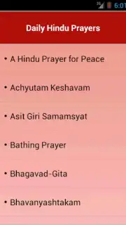 Daily Hindu Prayers capture 2