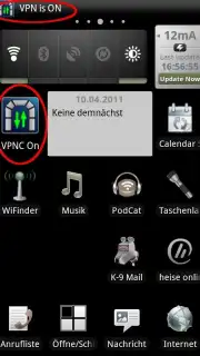 VPNC Widget capture 4